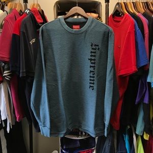 Brand New Supreme Reverse Terry Long Sleeve